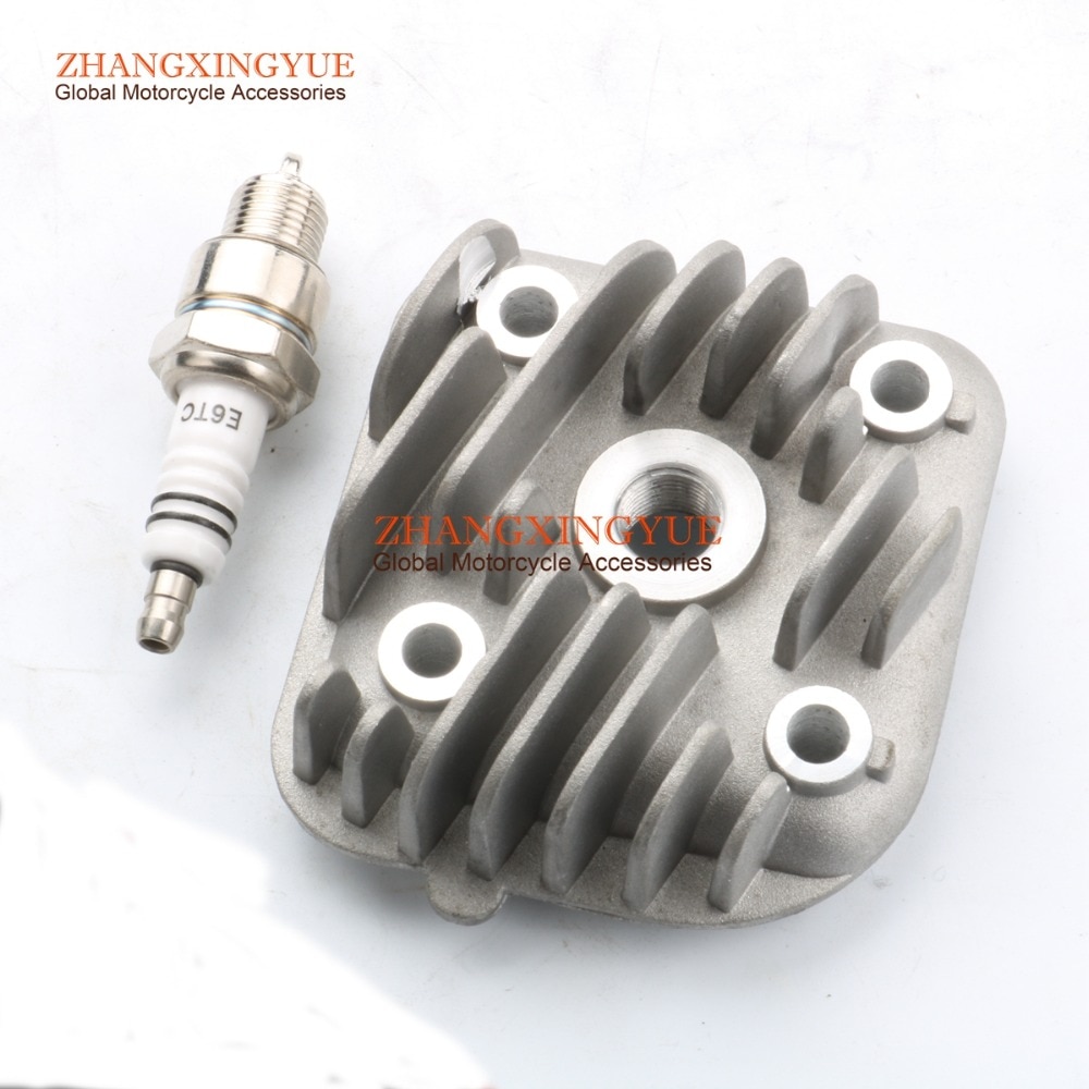 40mm-47mm 1PE40QMB ZYLINDERKOPF & E6TC zündkerzen für Yamaha Joggen-SERIE 50 92-91 4SC Joggen 50 R AC 02-13 Neos 50 97-13 5AD Einfach 2 T