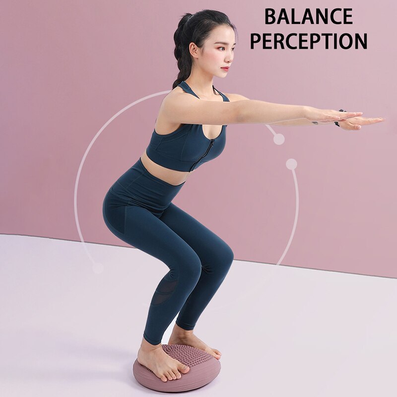 Yoga Gleichgewicht Kissen Luft Kissen Sport und Fitness Produkte Physikalische Massage Taille Twist Pad Fuß Massage Ball Knöchel Trainer