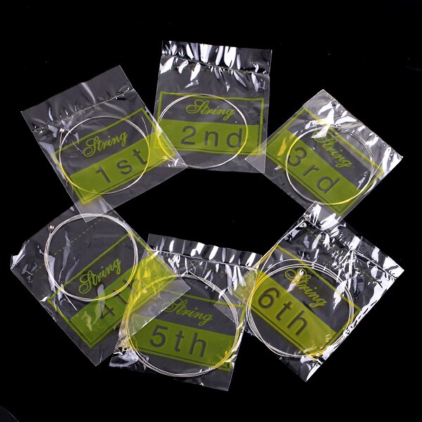 6pcs Guitar Strings Electric Guitar Strings Set Guitar Parts and Accessories