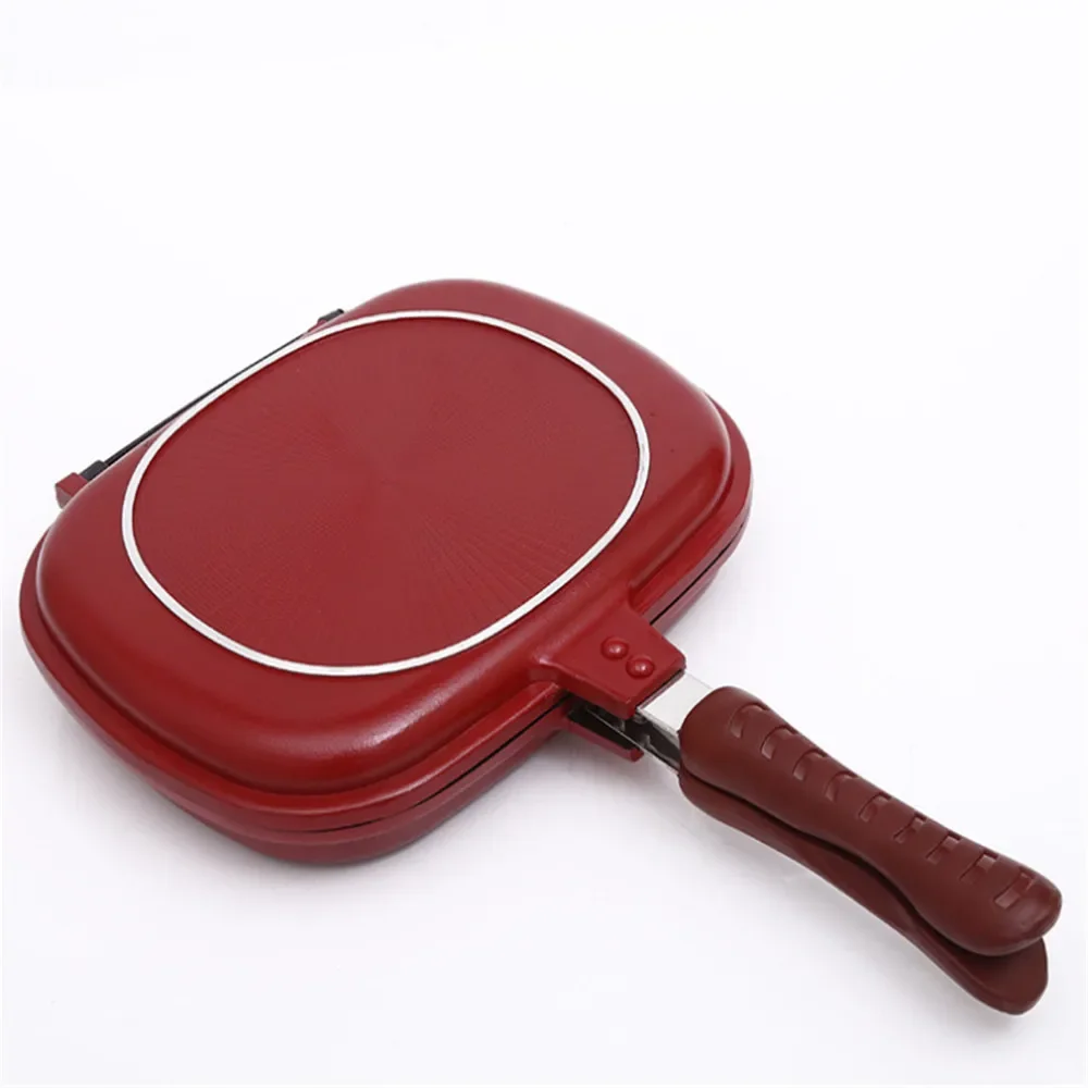 32cm dobbeltsidede stegepander stegepande grill bageplade non-stick stegepande wokpande hjem have pandekage til køkkenet