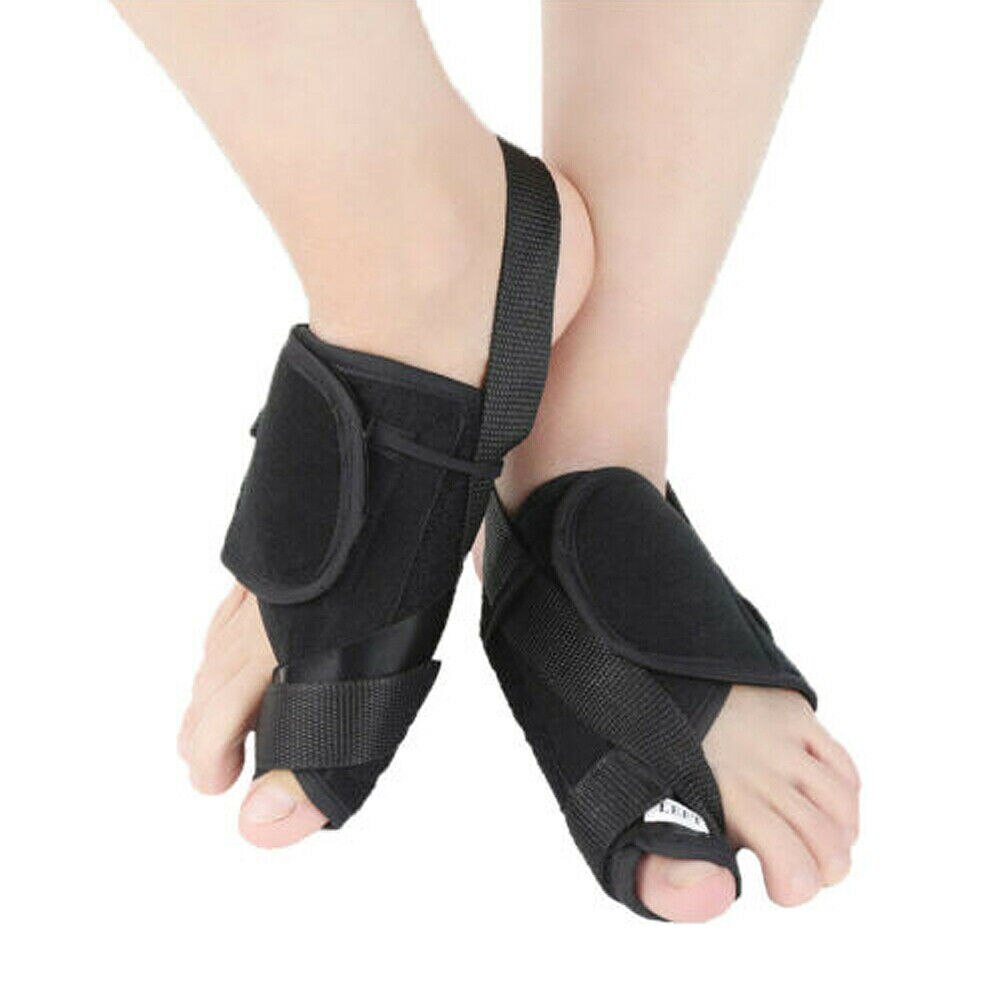 1 paar Grote Teen Bunion Corrector Teen Separator Correctie Hallux Valgus Voetverzorging Voeten Klittenband Peds Liners: S