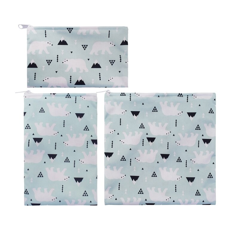 Snack Zakken Set Van 3 Waterdicht Voedsel Opslag Zakken Voor Brood Toast Sandwich Bakken Koekjes Opslag Isolatie Zakken