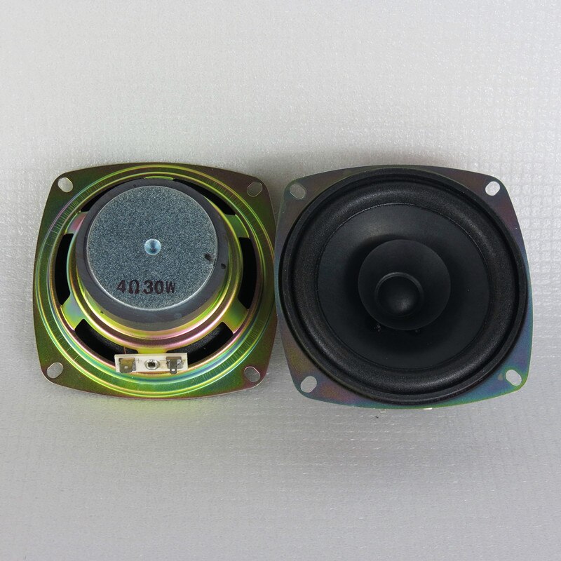 1pcs 4" inch 105MM full-range car speakers 4 ohms 30 watts Loudspeaker