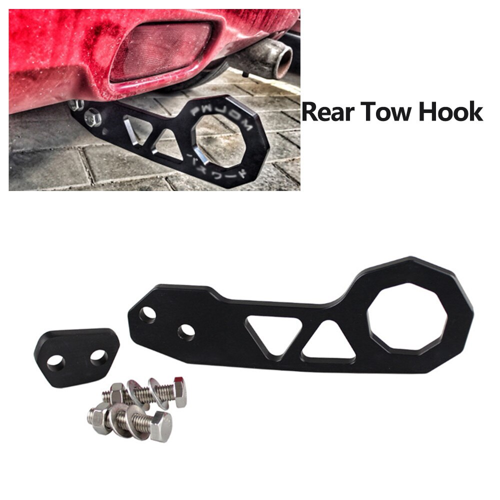 Universal Aluminum Alloy Car Auto Rear Bumper Trailer Hook Towing Tools for JDM Quick Deliver