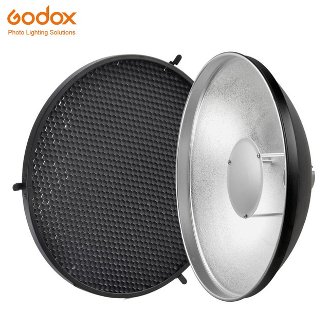 Godox ad -s3 skønhedsfadreflektor med bikagebetræk til godox witstro  ad200 pocket flash godox  ad180 ad360 ad360ii