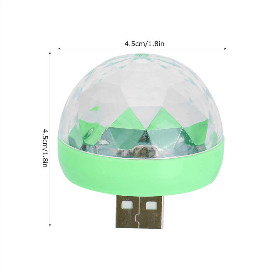 Pianta coltiva la luce lampadine Spettro Completo USB Luci della Festa mini abito di Sfera di Controllo del Suono Colorato DJ Luce per Brithday nozze club