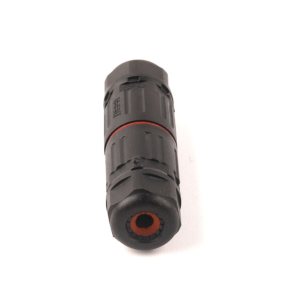 IP68 Industrial Electrical Waterproof Wire cable Connector 2 pin 3 pin Outdoor Plug Socket Straight Quick Screw Connection