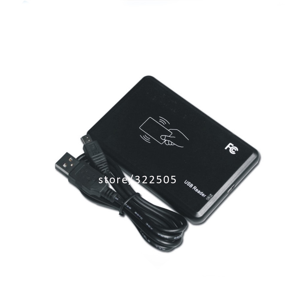 15 kinds format ouput USB 125KHZ RFID Reader EM4100 TK4100 125khz ID Contactless Card Support