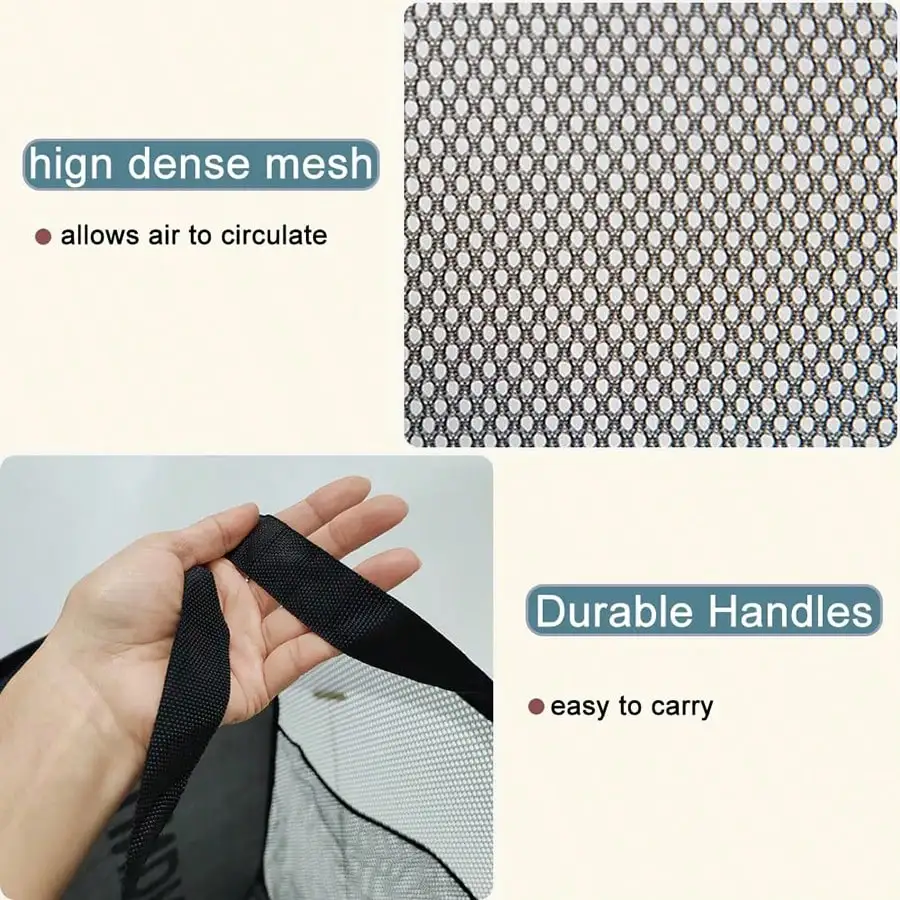Paniers à linge pop-up en maille pliable et respirante, panier d'organisation de rangement nécessaire peu encombrant pour buanderie, articles de produits