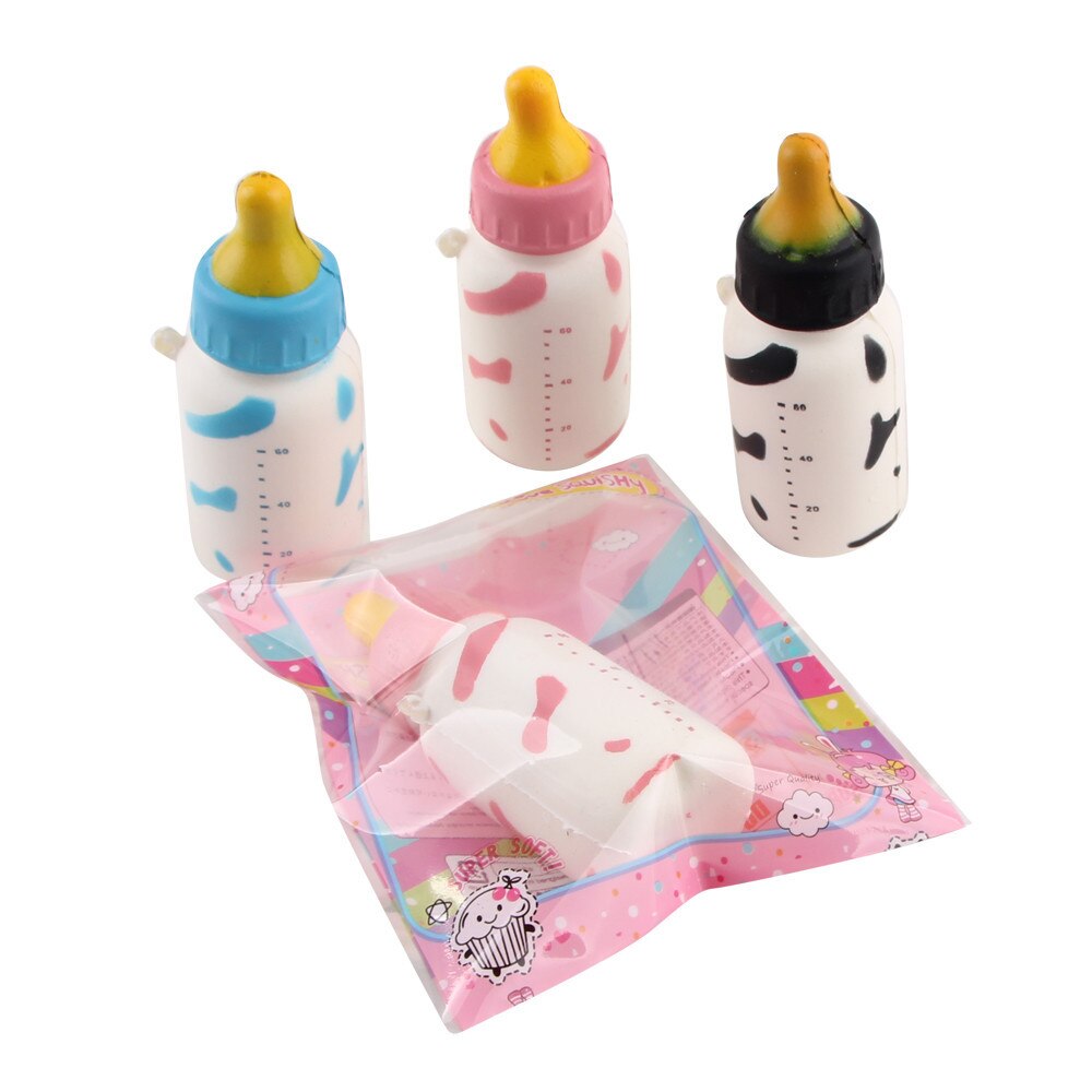 Squishy Jumbo Stress Stretch Zachte Yoghurt Fles Geurende squishes langzaam stijgende Speelgoed antistress squish jumbo squishies A1