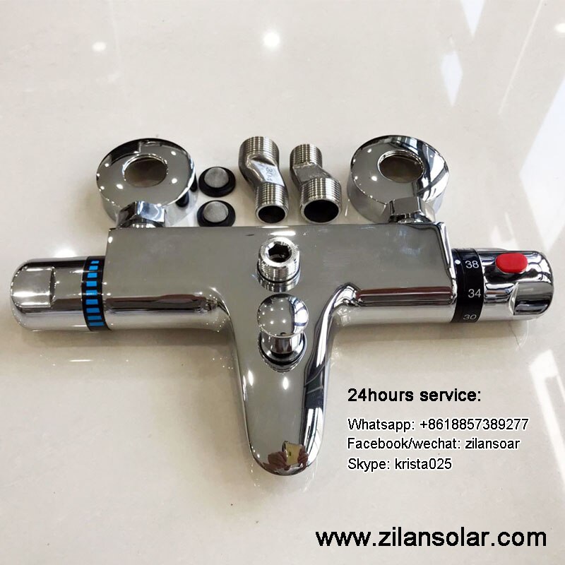 Thermostatic shower mixing valve