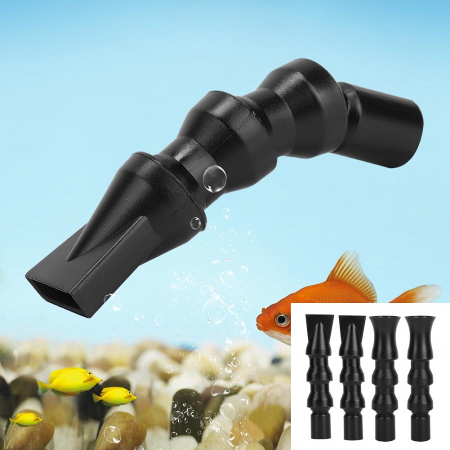Plastikowa dysza wylotowa wody akwarium wylot wody płaski kaczor tornado 360 stopni obrotowy dysza