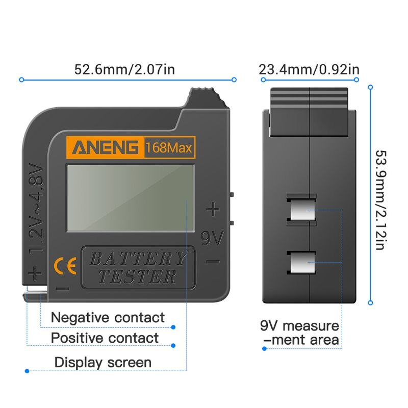 Batterij Capaciteit Tester Meter Voltage Status Indicator TY02K 50A Voor Loodzuur Lithium Iron Batterij Spanning En Stroom Calibrator