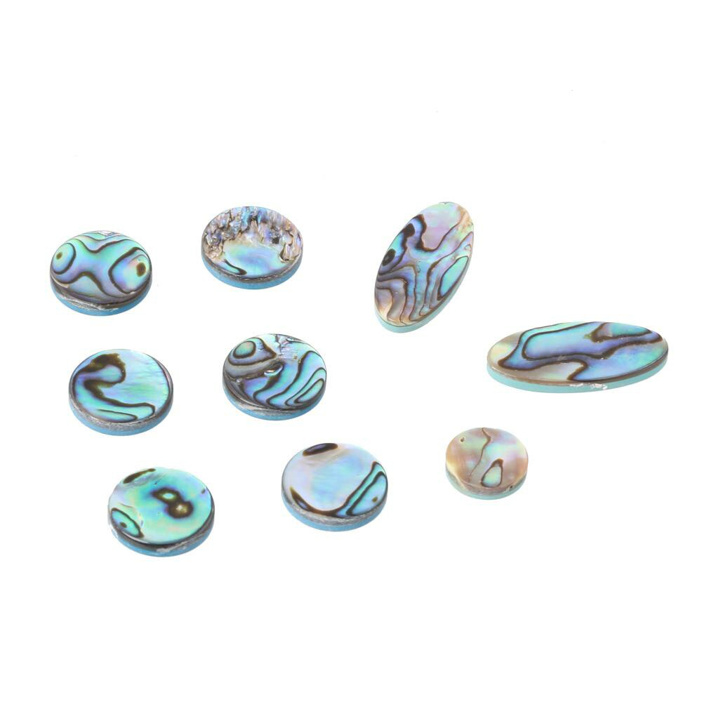 9PCS Saxophone Key Buttons Inlays Keys Abalone Shell