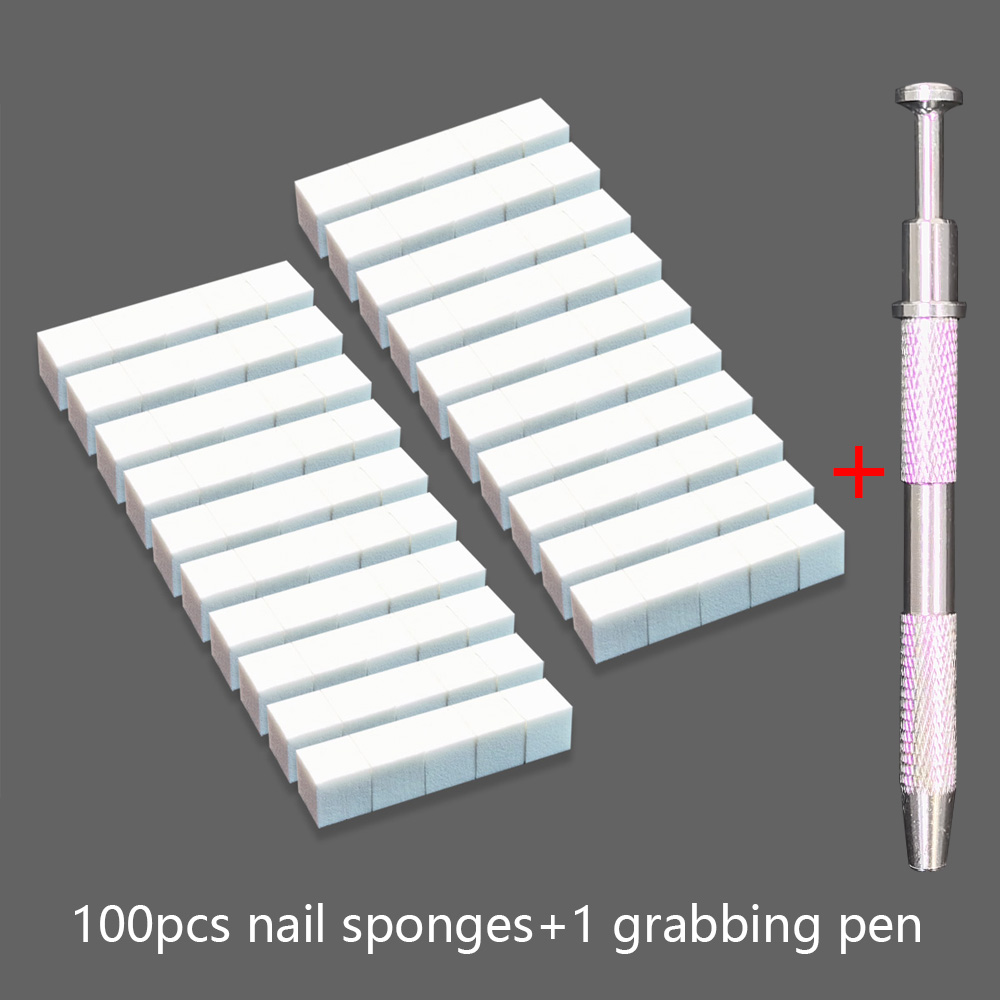 Esponjas para uñas ombré, esponjas suaves para decoración de uñas con bolígrafo de agarre, cepillo para uñas ombré, herramientas profesionales para uñas, suministros de accesorios: Gris oscuro