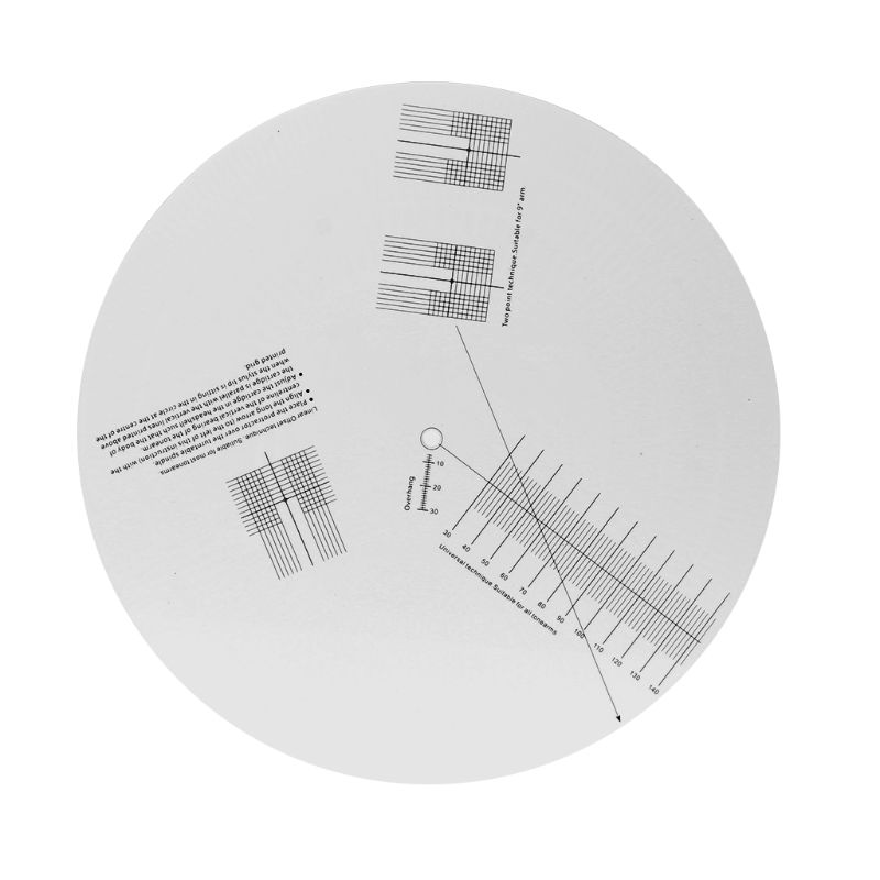 LP Vinyl Record Turntable Phono Tachometer Calibration Strobe Disc Stroboscope Mat 33 45 78 RPM R9JA