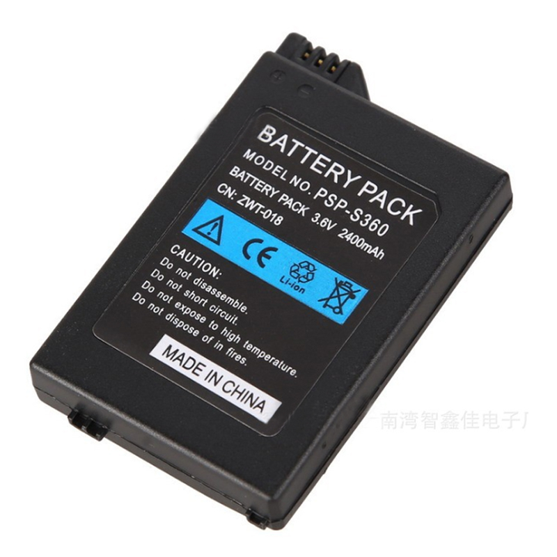 2pcs 3.6V 2400mAh Rechargeable Battery For Sony PSP2000 PSP 2000 PSP 3000 PSP2000 PSP3000 PlayStation Replacement batteries