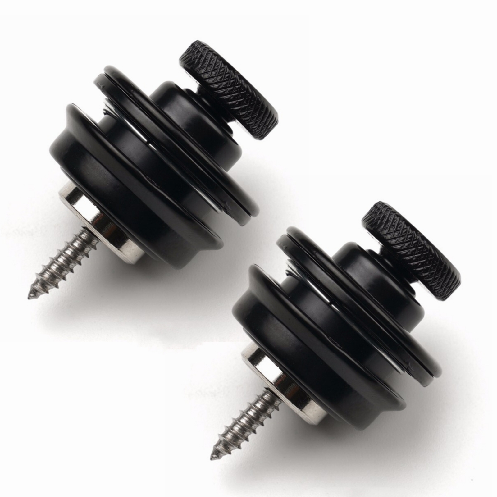 Blocco tracolla per chitarra 1 pezzo Straplock di sicurezza con pulsante in metallo resistente per chitarra acustica elettrica basso ukulele: bianca