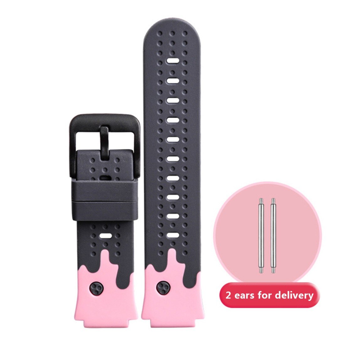 16mm siliconen horlogebandjes voor kinderen, smartwatch vervanging, waterdichte horlogebandjes, universele horlogebandjes, horlogeaccessoires: A