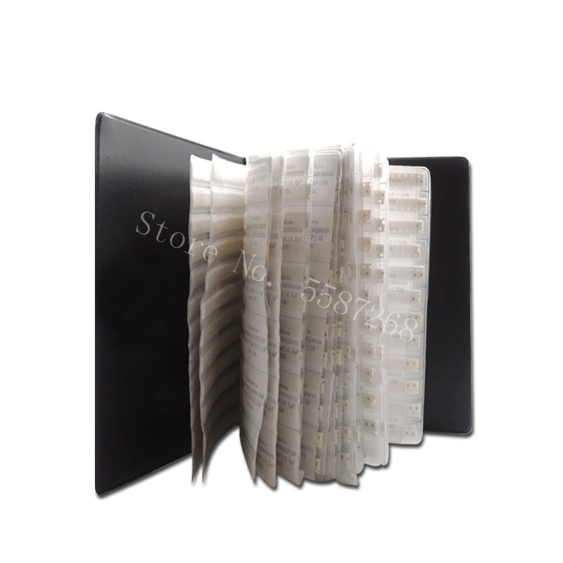 0201 0402 0603 0805 1206 1% 0R-10M SMD Resistor 170 Values*50pcs/each=total 8500pcs Resistance Component Package Sample Book