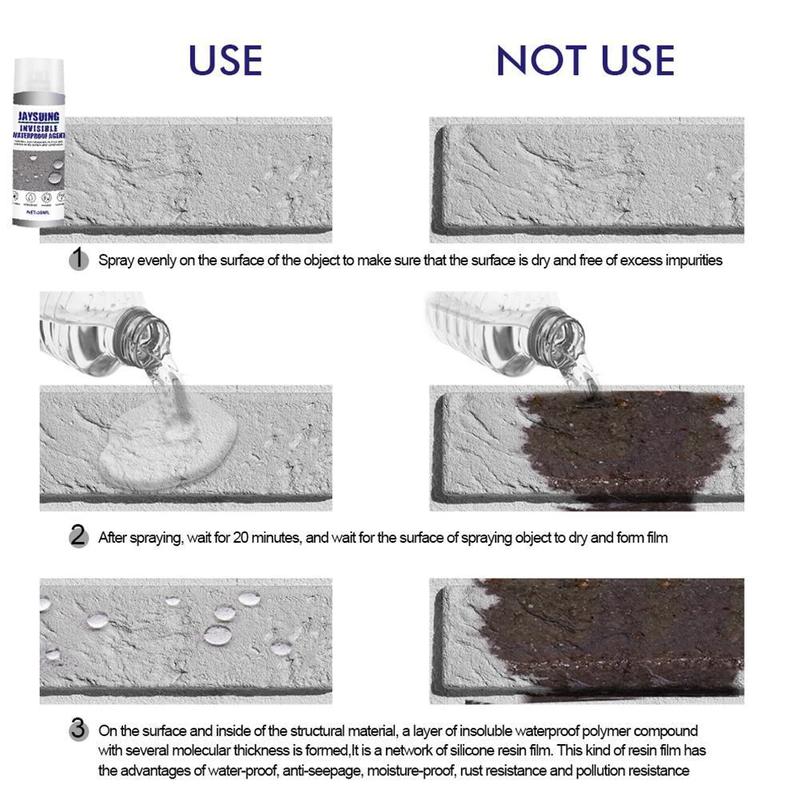 Super stærk limning spray lækage-fangst reparation spray anti-utæt bevis hus fugemasse lim vandtæt middel væg spray  n9 l 0