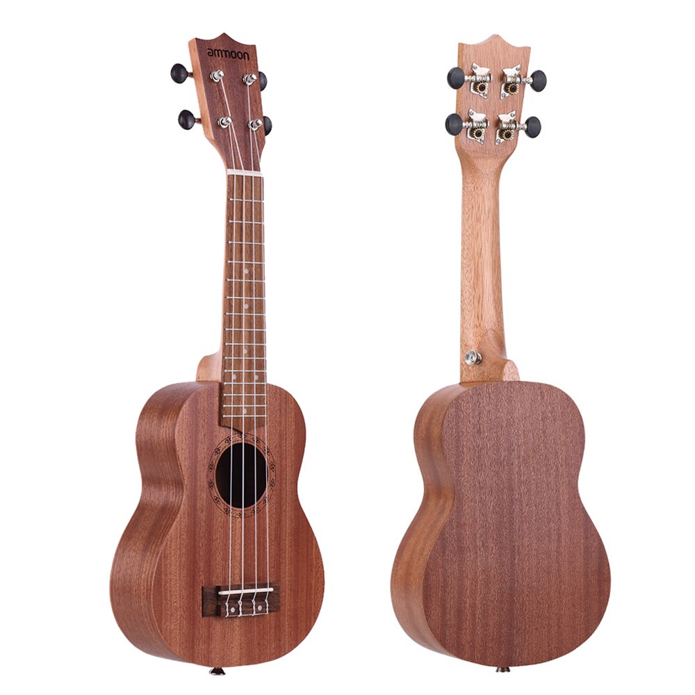 Ammoon 21 "Akoestische Ukulele 21Inch Ukelele Sapele 15 Fret 4 Strings Snaarinstrument