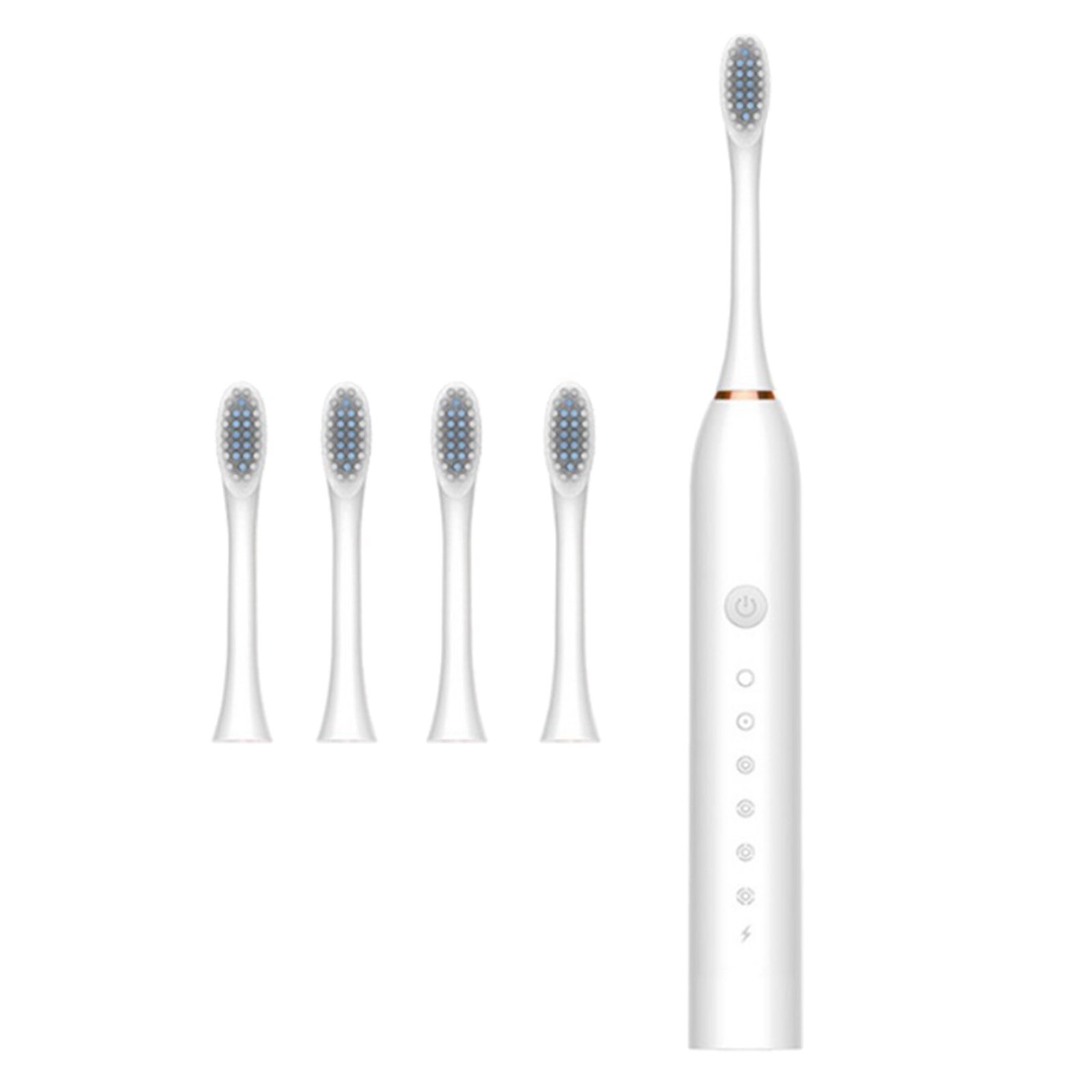 Sonic Electric Toothbrush Automatic Fast Charging Sonic Toothbrush Xmas Year: White