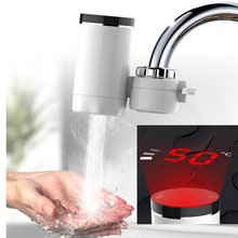 3000W Free-installation Electric Water Heaters Kitchen Cool Water Faucet 3 Sec LED Water Heater Rotatable With Temp Display