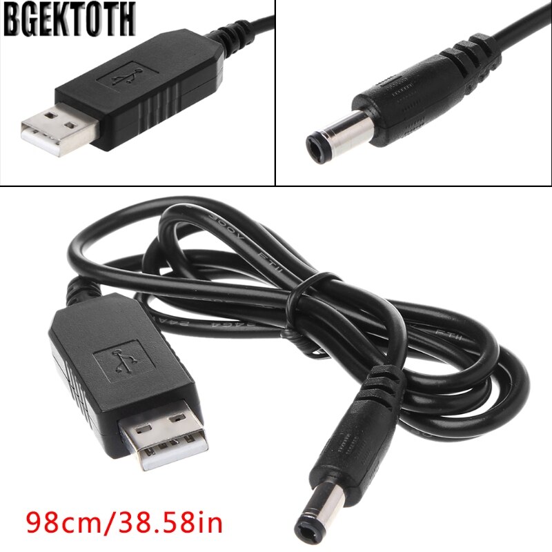 BGEKTOTH USB 5 V naar 8.4 V Voeding Kabel Voor Fiets LED Head Light 18650 Batterij