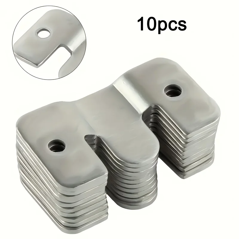 10 stuks metalen fotohangers - vergrendelbare muurbeugels - eenvoudig te installeren haken voor frames, meubels en bedhoeken