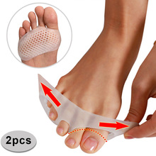 1 Paar Teen Pads Zachte Siliconen Gel Anti Shock Pad Middenvoet Correctie Voetverzorging Schoenen Inlegzolen Wandelen Accessoires