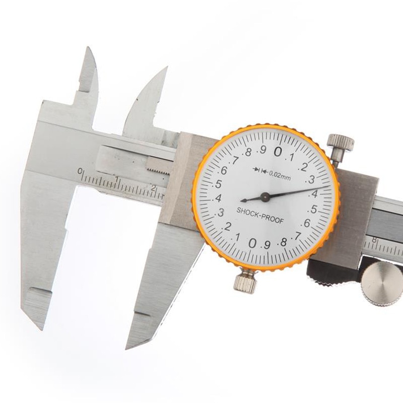0-150mm Calipers High Precision Table Vernier Caliper with Watch Double-Way Shock-Proof Measuring Gauging Tools