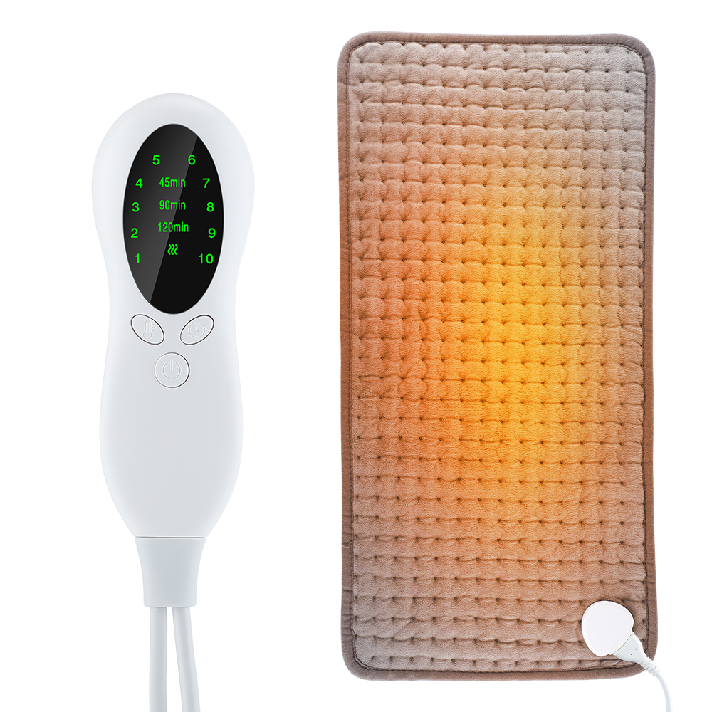 Almohadilla térmica eléctrica de 220v y 110v para Abdomen, cintura y espalda, manta térmica para mantener el calor, alivio del dolor, calentador de manos y pies para invierno, alfombra