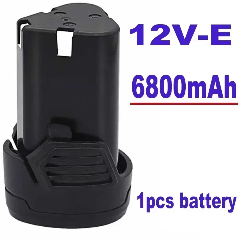 100%. Nuovo. Batteria al litio ricaricabile universale agli ioni di litio 12V 6800mAh per utensili elettrici Batteria per cacciavite elettrico per trapano elettrico: YELLOW