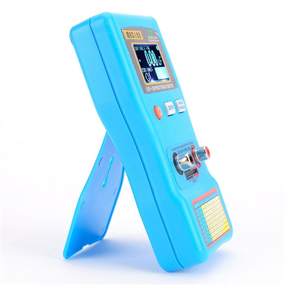 Digital Display Capacitor Meter High Precision Autoranging Electrolytic Capacitance Resistance Meter ESR Tester