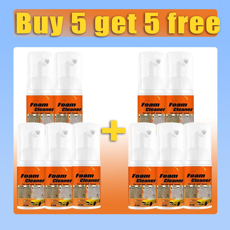 Nettoyant en mousse pour voiture, produits de nettoyage pour intérieur de véhicule, Spray en mousse pour le nettoyage de la maison et de la voiture