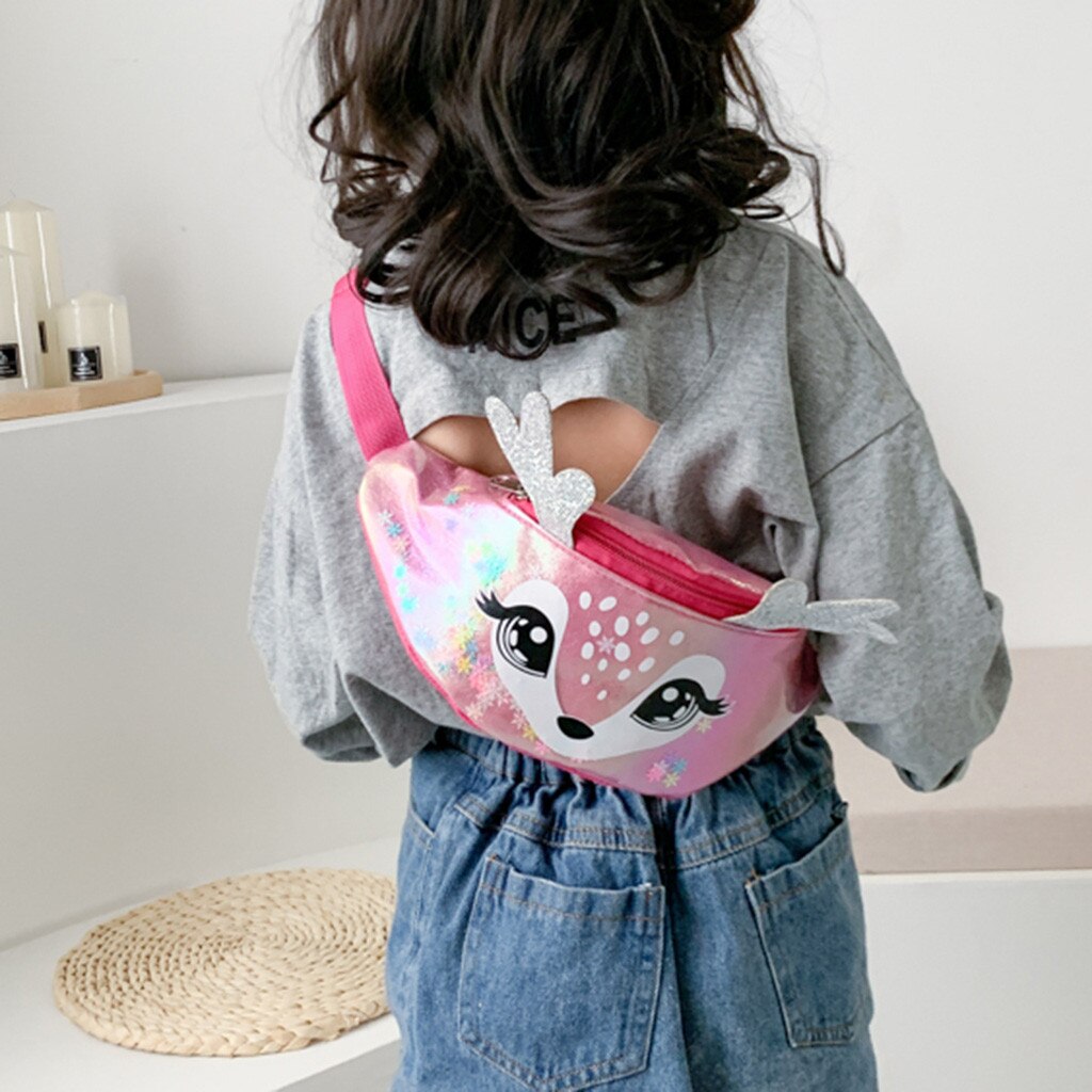 Kids Kinderen Meisjes Leuke Cartoon Messenger Crossbody Bag Heuptas Borst Tassen Schoudertas Ondersteuning