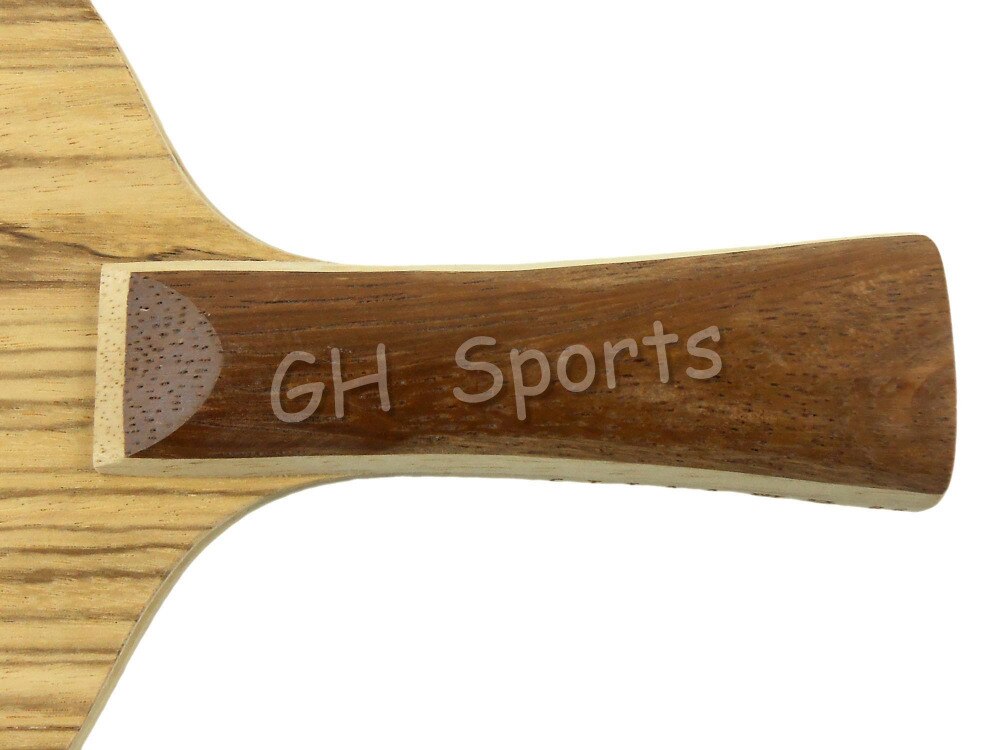 Sanwei  b6 zebra  b 6 b-6 5- playwood loop+attack off bordtennis klinge til pingpongketcher