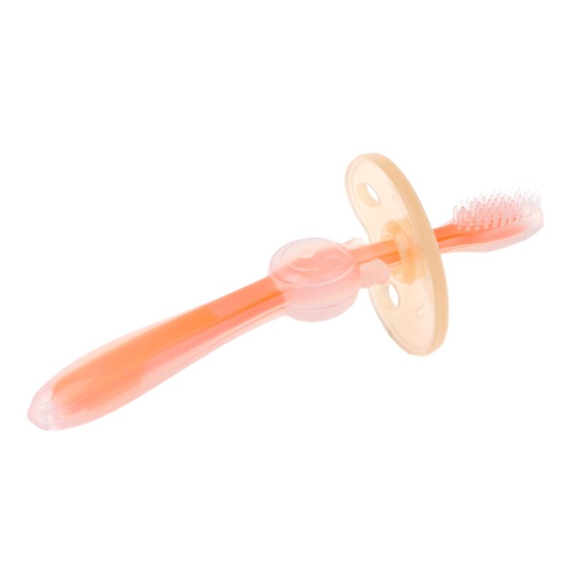 BABY Zachte Chewable Buigbare Bijtring Training Tandenborstel borstel Voor Zuigelingen