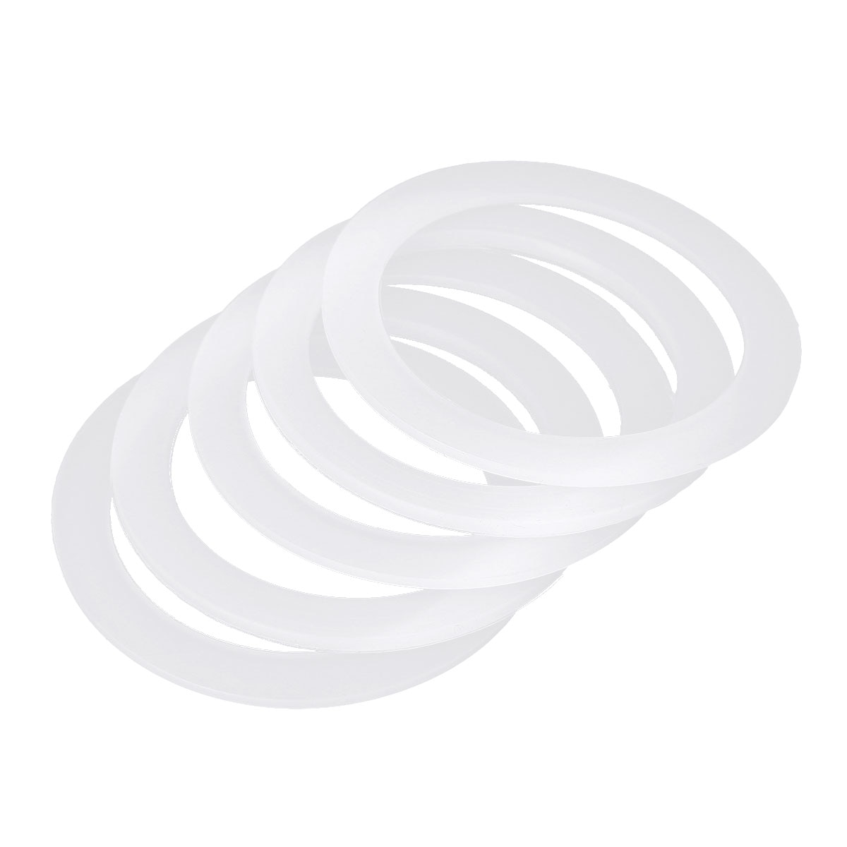 5Pcs Siliconen Afdichting Ringen Zacht Flexibele Vervanging Pakkingen Rubber O Ringen Ringen Met 1/2/3/6/9/12-Cup Moka Express Potten