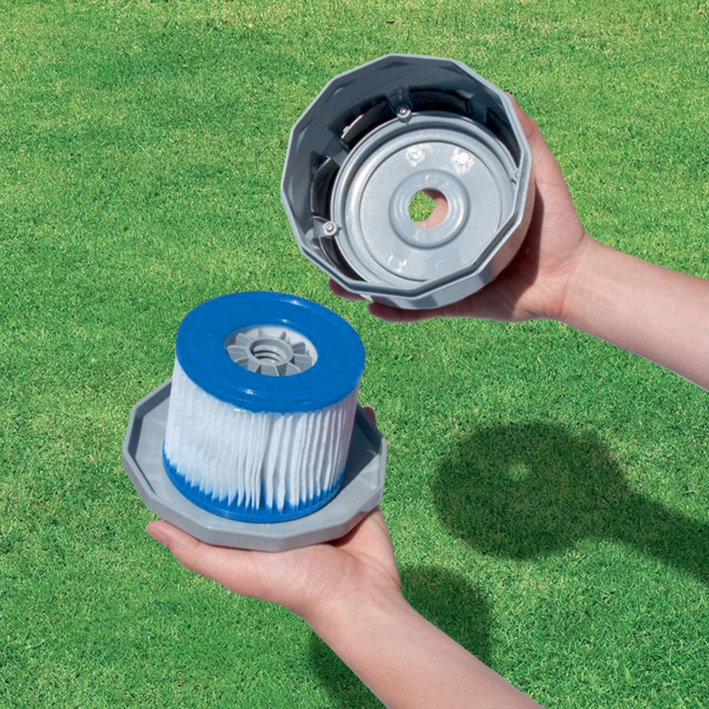 Zylinderfilter-ersatzfilter für schwimmbecken, universell, waschbar und wiederverwendbar, für haustiere geeignet, filterkartusche für schwimmbeckenpumpen