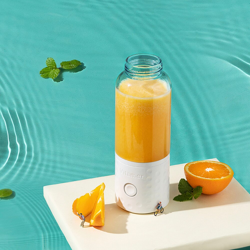 Vitamer 500Ml Blender Elektrische Juicer Automatische Mengbeker Draagbare Voedsel Processor Oplaadbare Snelle Sap Sap Maker Machine