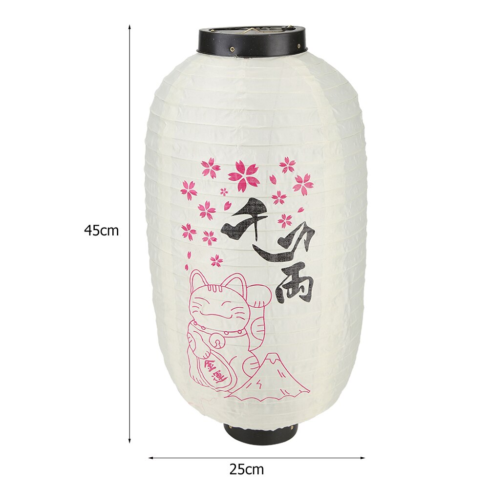 10 inch Japanese Lantern Party Decorative Lanterns Waterproof Bistro Restaurant Chochin Pub Party Decoration: light green