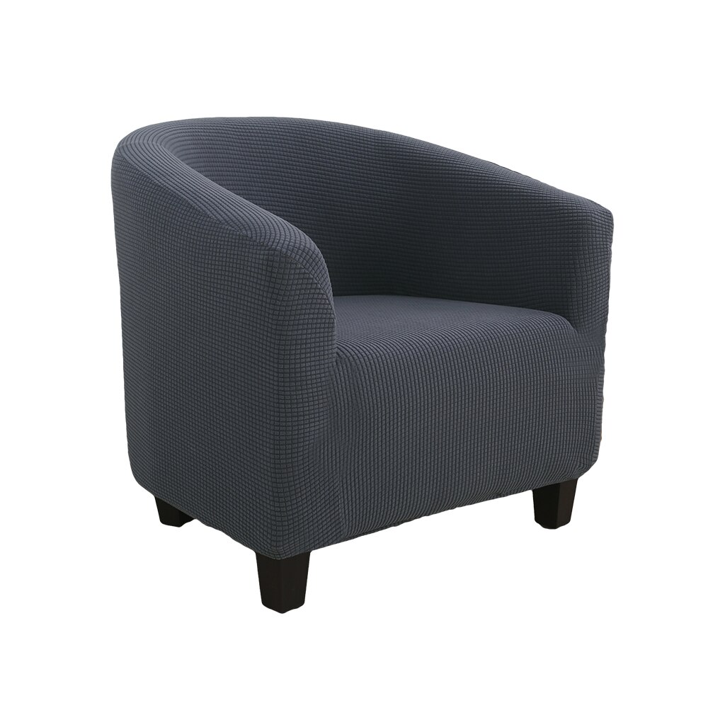 Effen hoekbankhoezen voor de woonkamer, elastische spandex hoezen, bankhoes, stretch bankhanddoek, moet gekocht worden: A-grijsblauw