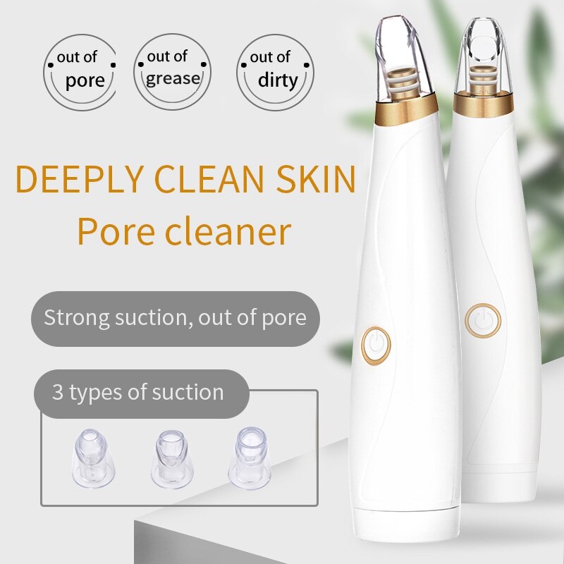 Blackhead Remover Face Acne Pimple Remover Tool Pore Vacuum Suction Cleaner Facial Skin Care Machine Aspirateur Point Noir