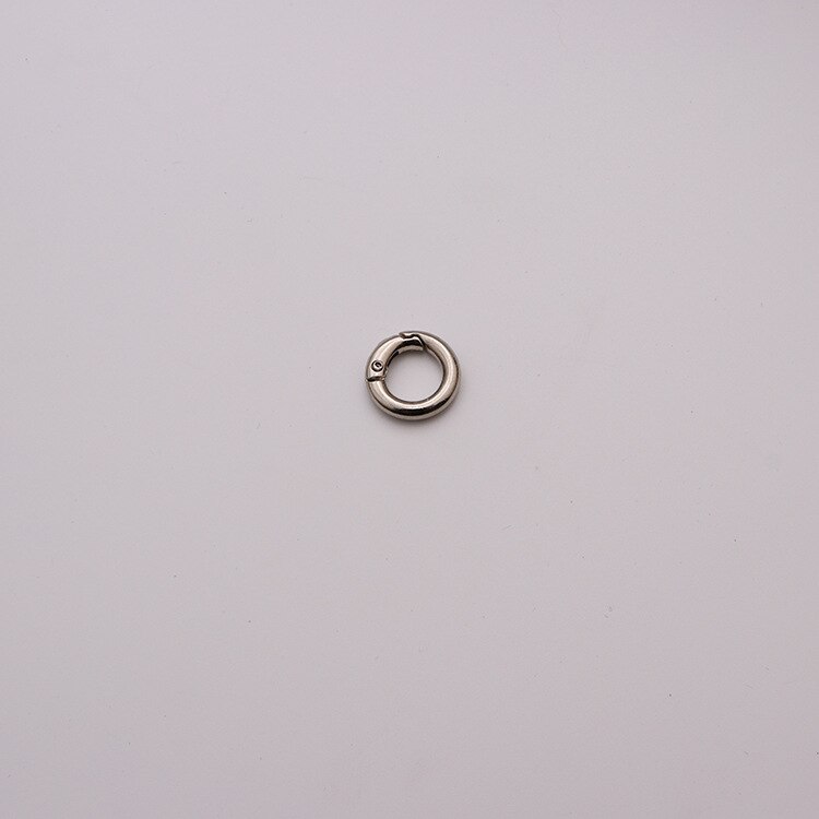 QUARKZMAN 20 Stück 13mm O-Ring Schnallen Zinklegierung Galvanisierte