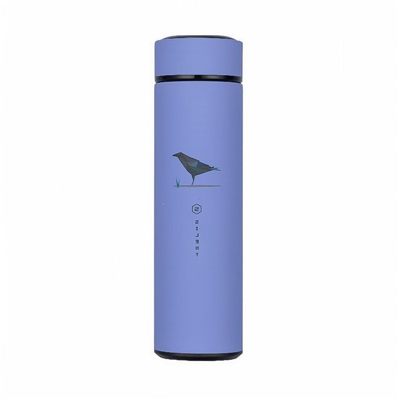 480ml Stainless Steel Vacuum Flasks Coffee Milk Travel Mug Thermo Water Bottle Thermos Cup Thermos Double Wall: animal purple