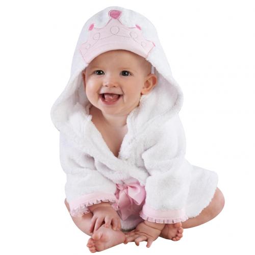 Cute animal shape baby bath towel baby bathrobe cotton children bathrobe moon photo clothes Bathrobe Bath Towel: Princess