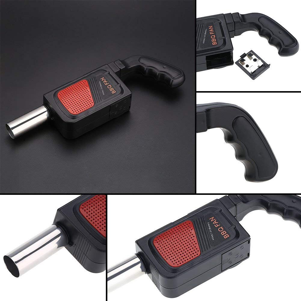 Souffleurs d'air électrique pour barbecue, soufflet à main, outil de cuisine pour pique-nique, souffleur d'air électrique extérieur, ventilateur Camping