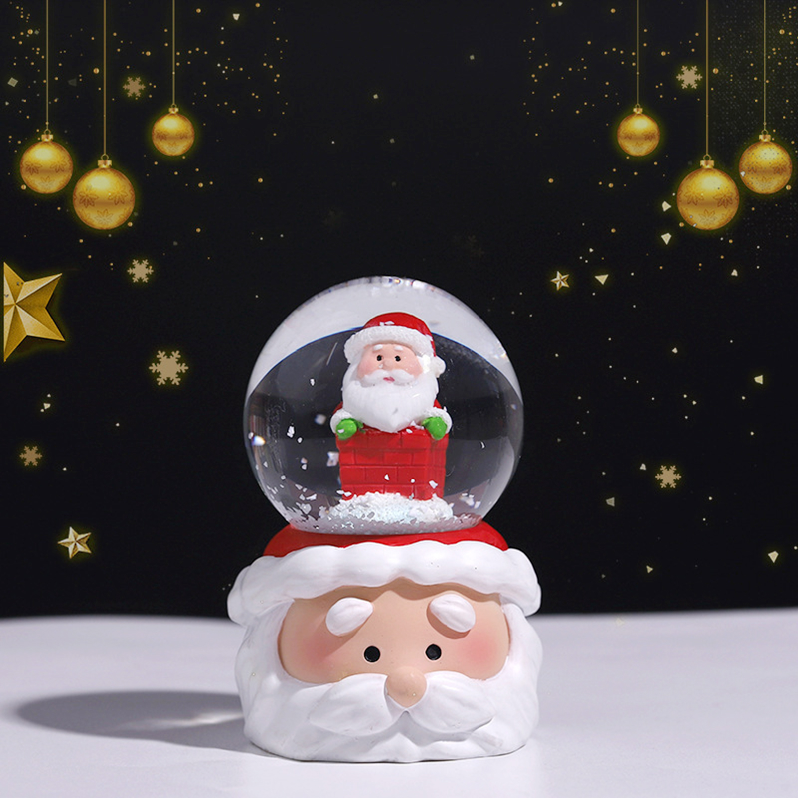 Weihnachten Kristallkugel Beleuchtung Weihnachten Schneekugel Ornament das Erntedankfest Weihnachtsgeschenk Weihnachten Heimat Sekretariat Schreibtisch Dekoration
